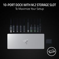 Razer - Thunderbolt 5 Docking Station - Mercury - Left View