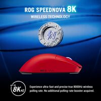 ASUS - ROG Harpe II Ace Ultralight Optical Gaming Mouse with ROG SpeedNova Wireless Technology - ... - Left View