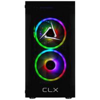 CLX - SET Gaming Desktop - Intel Core i5 14400F - 32GB DDR5 5600 Memory - GeForce RTX 5060 8GB - ... - Left View