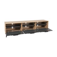 Cole Collection TV Stand with Enclosed Cabinets for Most TVs up to 85