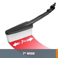 WORX - WA4048 Multi-Purpose Cleaning Brush Kit - Black - Left View