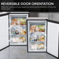 Whynter - 3.0 cu. ft. Energy Star Upright Freezer with Lock - Black - Left View