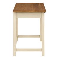 OSP Home Furnishings - Milford Rustic Writing Desk - Antique White - Left View