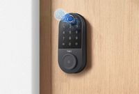 TP-Link - Tapo DL110 Smart Wi-Fi Deadbolt Lock - Lock/Unlock using Keypad, App, or Fingerprint Re... - Left View