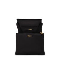 TUMI - Voyageur Just In Case Small Tote Bag - Black/Gold - Left View