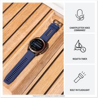 Garmin - quatix 8 AMOLED Marine GPS Smartwatch 47mm Fiber-reinforced polymer - Titanium - (2025) - Left View