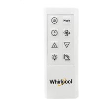 Whirlpool - 14,000 BTU ASHRAE (10,000 BTU SACC) Portable Air Conditioner - white - Left View