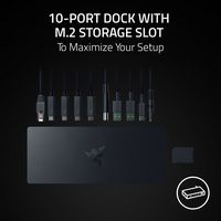 Razer - Thunderbolt 5 Docking Station - Black - Left View