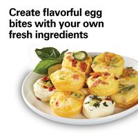 Hamilton Beach - Egg Bites Maker with Hard-Boiled Eggs Insert - Green - Left View