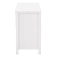 CorLiving - Boston 6-Drawer Dresser - White - Left View