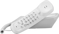 AT&T - TR1909 Trimline Corded Phone - White - Left View