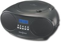 Insignia™ - Insignia CD Boombox - Black - Left View