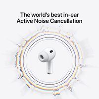 Apple - AirPods Pro 3, Wireless Active Noise Cancelling Earbuds with Heart Rate Sensing Feature -... - Left View