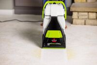BISSELL - Big Green PET PRO Carpet Cleaner - Black with Electric Green Accents - Left View