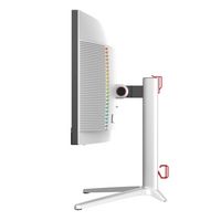 Mobile Pixels - 34-In. LED Curved Gaming Monitor - Black - Left View