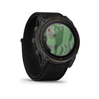 Garmin - Enduro 3 Solar GPS Smartwatch 51mm Fiber-reinforced polymer - Carbon Gray DLC titanium - Left View