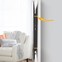 Sanus - Ultra Slim Fixed-Position TV Mount for TVs 40