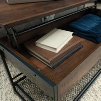 Sauder - Briarbrook  Lift Top Coffee Table Bo - Barrel Oak - Left View