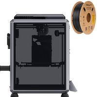 Creality - K1C Combo 3D Printer - Black - Left View