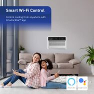 Friedrich - 10,000 BTU 450 Sq Ft Smart In Wall Air Conditioner - White - Left View