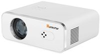 Hunkstar - 4K Home Theater Projector, 1000ANSI Native 1080P, WiFi 6 and Dual-Way Bluetooth, Auto ... - Left View