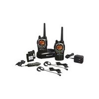Midland - X-TRA TALK 36-Mile, 50-Channel FRS/GMRS 2-Way Radios (Pair) - Black - Left View