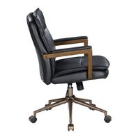 OSP Home Furnishings - Woodlands Office Chair - Black - Left View