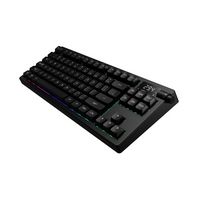 GAMDIAS - HERMES M7 TKL Hybrid Mechanical Red Switch Gaming Keyboard - Black - Left View