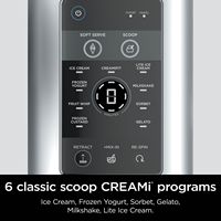 Ninja - Swirl™ by CREAMi® Soft Serve and Ice Cream Maker, 13 One-Touch Program - Silver - Left View