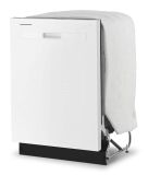 Whirlpool - Quiet Dishwasher with Boost Cycle and Pocket Handle - White - Left View