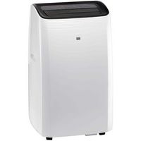 TCL - 450 Sq. Ft. Smart Portable Air Conditioner 10,000 BTU - White - Left View