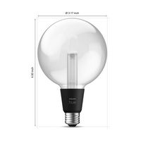 Philips - Hue LightGuide Large Globe G125 - black - Left View