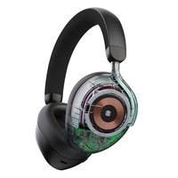 JLab - Epic Lux Lab Edition ANC Wireless Over-Ear Headphones - Black - Left View