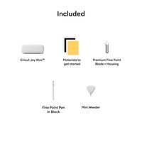 Cricut - Joy Xtra Smart Cutting Machine - White - Left View