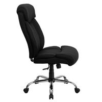 Alamont Home - Hercules Contemporary Fabric Big & Tall Executive Swivel Office Chair with Headres... - Left View
