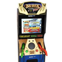 Arcade1Up - Big Buck Hunter Pro Deluxe Arcade Machine - Blue - Left View