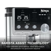Ninja - Luxe Café Pro Series 4 in 1 Espresso, Drip Coffee, Cold & Hot Brew, Tamper, Grinder, Scal... - Left View