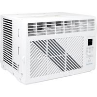 Keystone - 6,000 BTU Window Mounted Air Conditioner with Remote Control - white - Left View