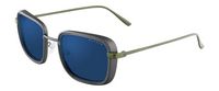 GUNNAR - Fallout Vault 33 Computer Glasses with Blue Light Reduction, Sun Lenses - Gunmetal/Olive - Left View
