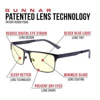 GUNNAR - Blue Light Gaming & Computer Glasses - Pendleton - Slate - Left View