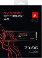 SANDISK - 2TB Optimus GX 7100 PCIe 4.0 x4 M.2 2280 NVMe SSD - Left View