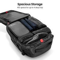 tomtoc - Navigator-T66 Laptop Travel Backpack, TSA Friendly Flight Approved Carry-on Luggage Week... - Left View