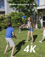 Swann Xtreem4K Wireless Security Camera with 32GB Micro SD & Cloud Storage - White - Left View