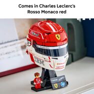 LEGO - Editions Scuderia Ferrari HP Charles Leclerc Helmet 43014 - Left View