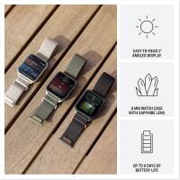 Garmin - Venu X1 GPS Smartwatch 51 mm Fiber-reinforced polymer - Soft Gold Titanium - (2026) - Left View