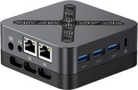 MINIX - Z95 Mini Desktop PC, Intel N95, 16 GB RAM, 512GB SSD - Black - Left View