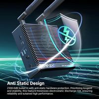 MINIX - Z300-0dB Fanless Mini PC with 16G RAM/512G SSD, Powered by 12th Gen Alder Lake N300 Proce... - Left View