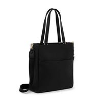 TUMI - Voyageur Vail North/South Tote - Black/Light Gold - Left View