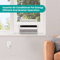 Hisense - 450 Sq. Ft. 12,000 BTU Cooling Window Air Conditioner Inverter - White - Left View