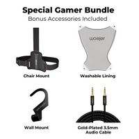 Woojer - Made for Meta High Fidelity Haptic Vest 3 - Special Gamer Bundle. - Left View